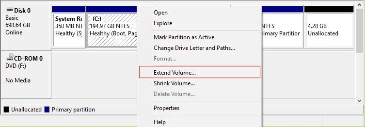 كيفية حذف وحدة تخزين أو قسم محرك في نظام التشغيل Windows 10