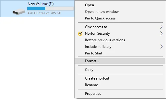 Cara Memformat Disk atau Drive di Windows 10