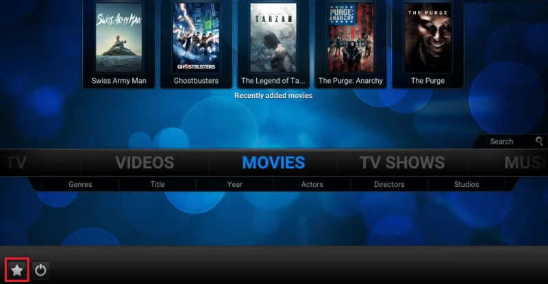 Favorieten toevoegen in Kodi