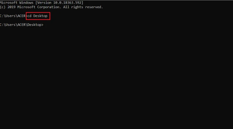 如何在 Windows 10 上的 CMD 中更改目錄