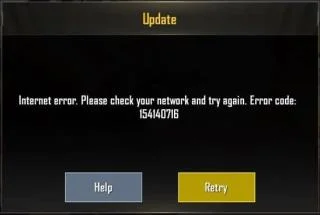 Internetfout op mobiele PUBG-apps oplossen