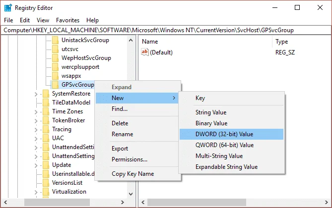 Fix Windows kon geen verbinding maken met de Group Policy Client-service