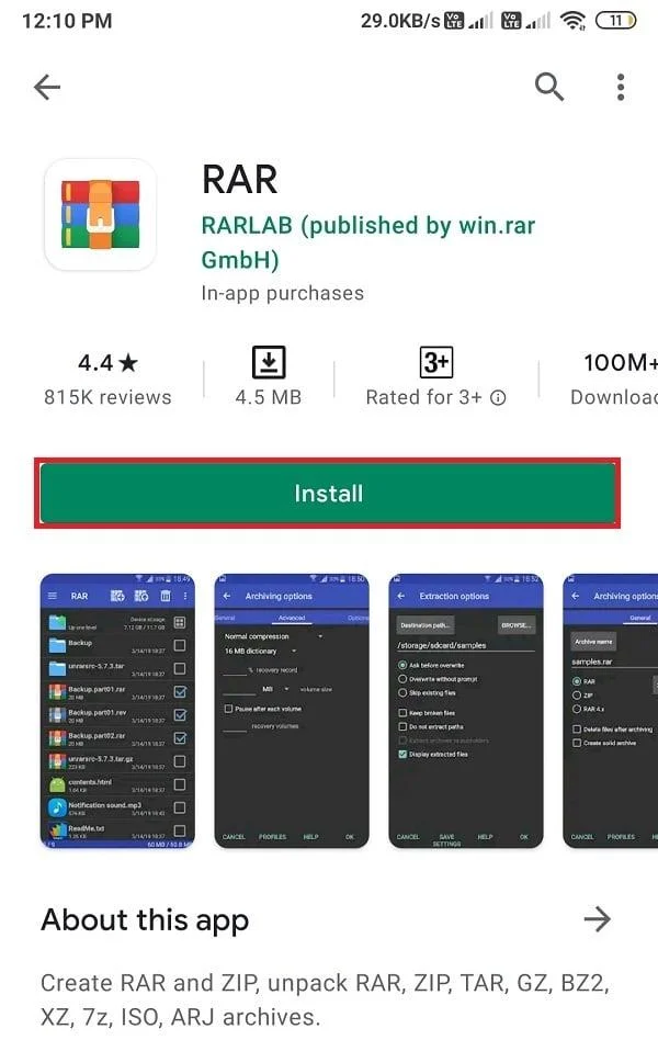 نحوه استخراج فایل های RAR روی کامپیوتر یا موبایل