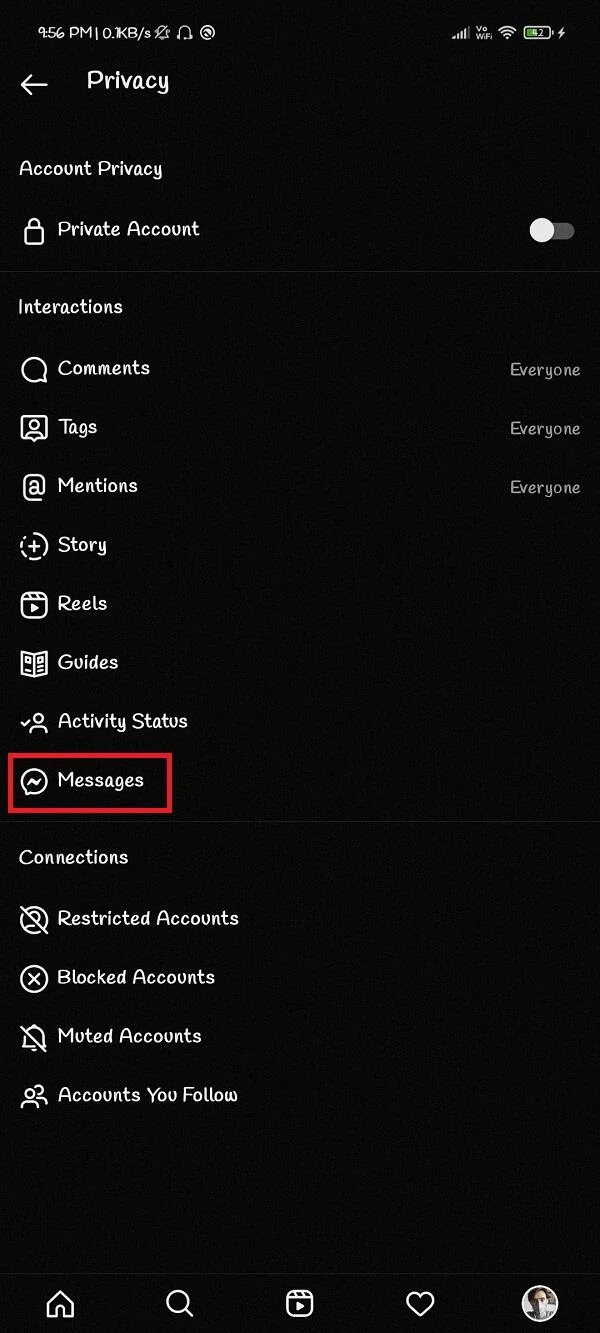 Cómo evitar que las personas te agreguen al grupo de Instagram