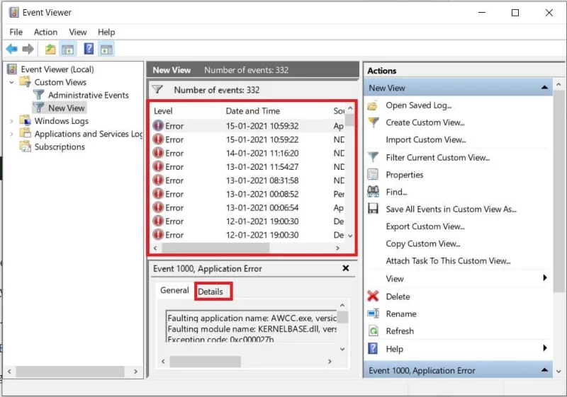Waar bevindt het BSOD-logbestand zich in Windows 10?