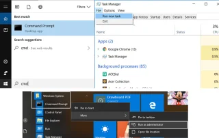 5 formas de abrir el símbolo del sistema elevado en Windows 10