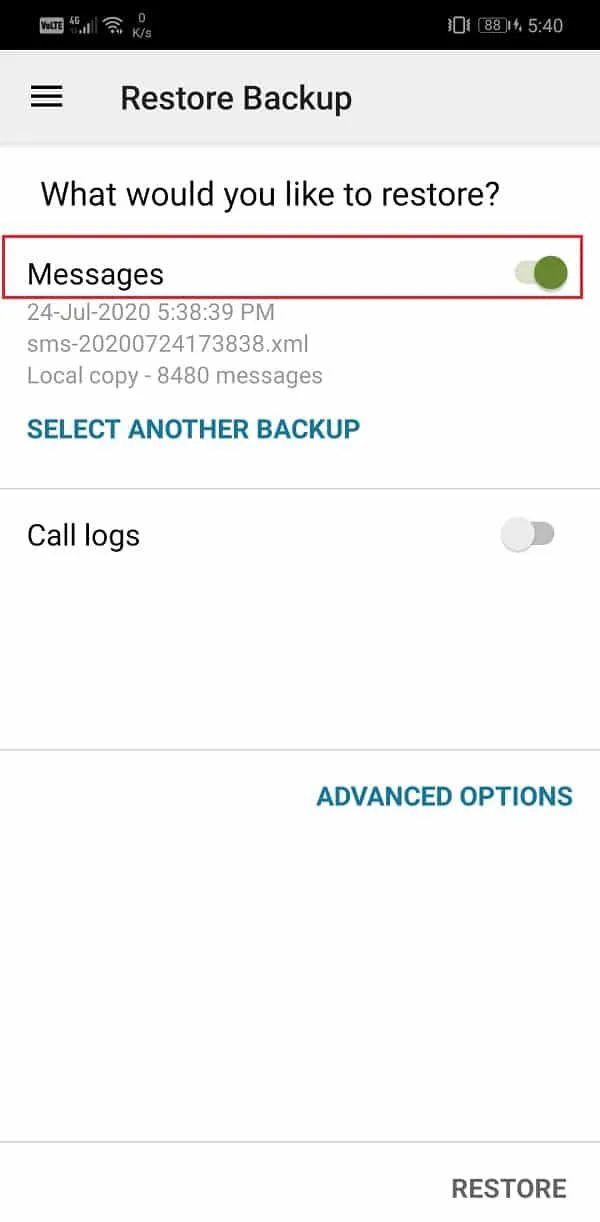 如何在 Android 上備份和恢復短信