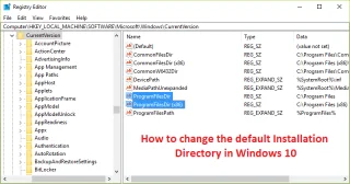 De standaardinstallatiemap wijzigen in Windows 10