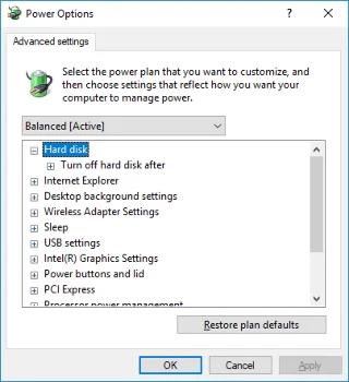 Cara Mencegah Hard Disk dari Tidur di Windows 10