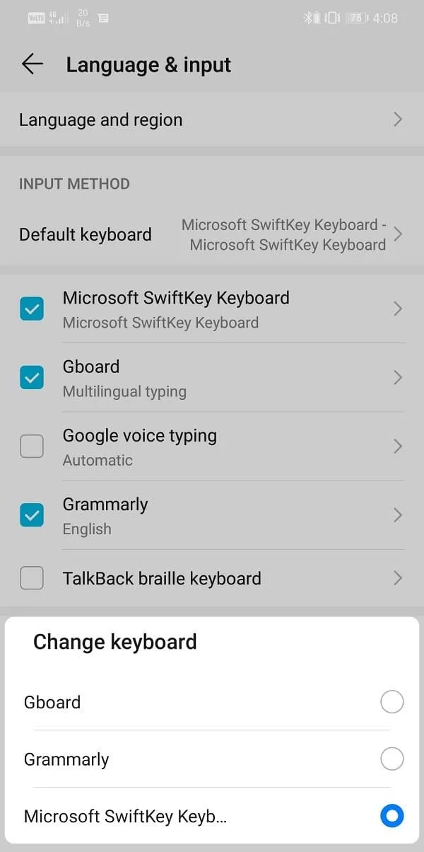 如何更改 Android 手機上的默認鍵盤