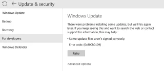 Fix Sommige updatebestanden zijn niet correct ondertekend
