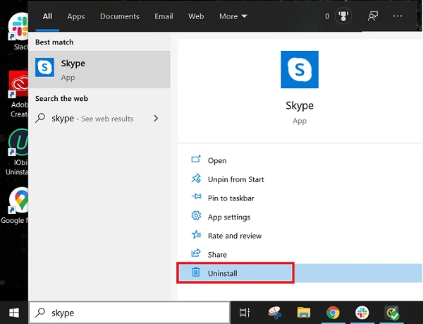 Hoe Skype- en Skype-account te verwijderen