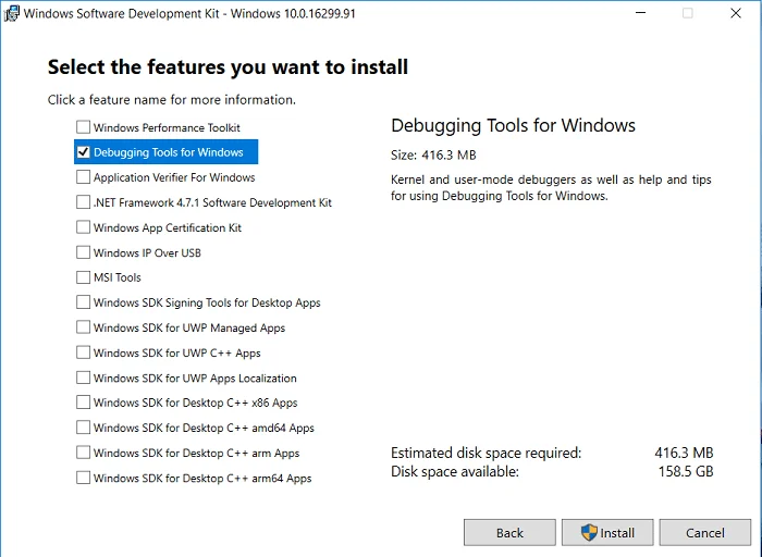 如何在 Windows 10 中讀取內存轉儲文件