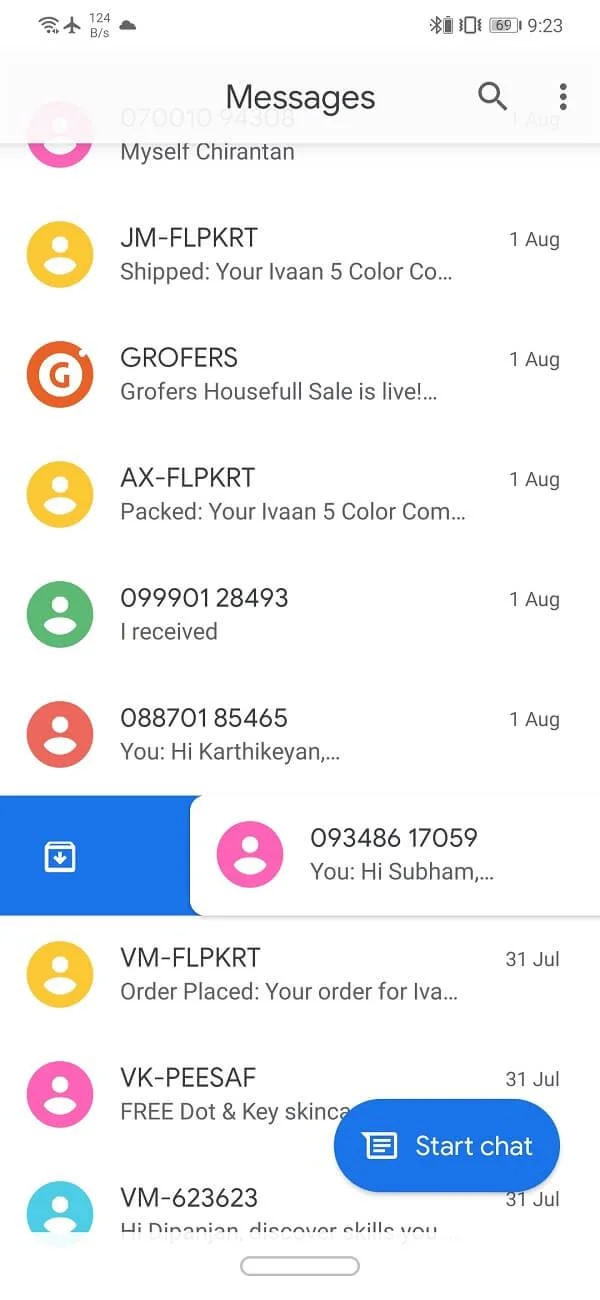 Cara Menyembunyikan Mesej Teks atau SMS pada Android