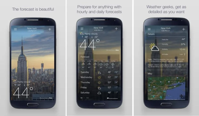 Android用の12の最高の天気アプリとウィジェット（2021）