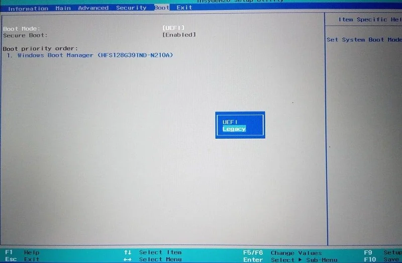 Fix No Bootable Device Error op Windows 10
