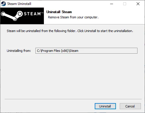 修復 Steam 應用程序加載錯誤 3:0000065432