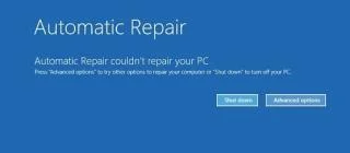 Hoe u Automatische reparatie kunt repareren, kon uw pc niet repareren