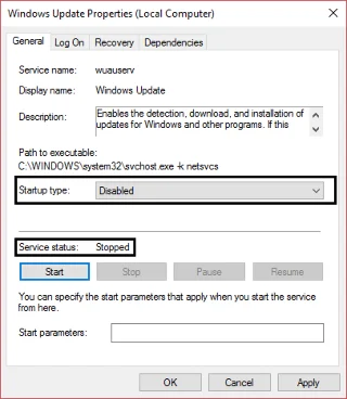 Fix We konden de updates niet voltooien, wijzigingen ongedaan maken