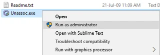 Hoe bestandstype-associaties te verwijderen in Windows 10