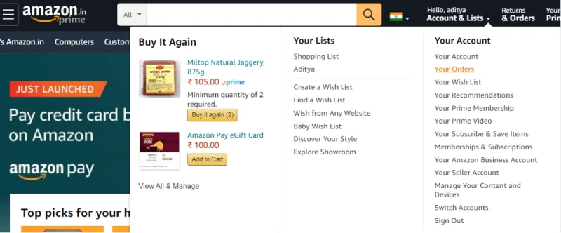 Cara Menemukan Pesanan yang Diarsipkan di Amazon