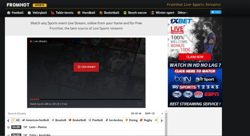 15 beste gratis sportstreamingsites