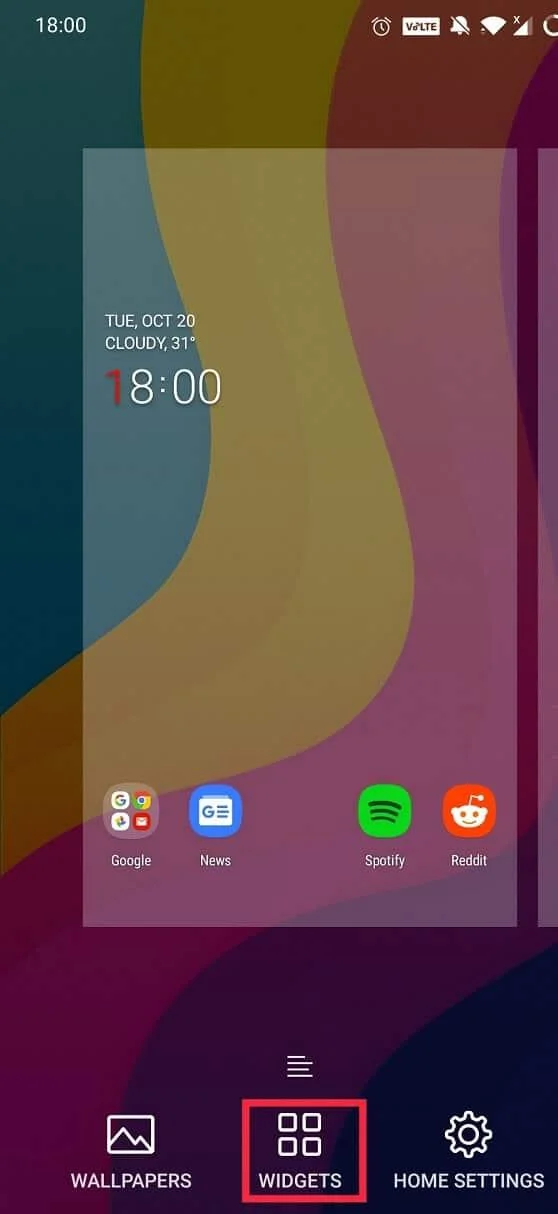 Cara Mendapatkan Kembali Bar Carian Google pada Skrin Utama Android
