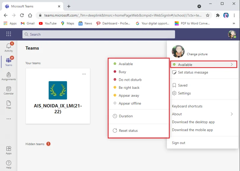 Come impostare lo stato di Microsoft Teams come sempre disponibile