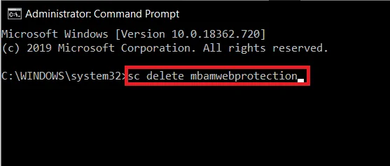 Fix Malwarebytes Real-Time Web Protection zal de fout niet inschakelen
