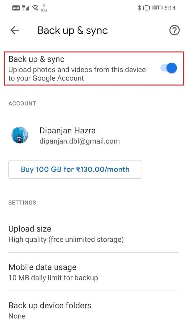 バックアップされないGoogleフォトを修正する10の方法