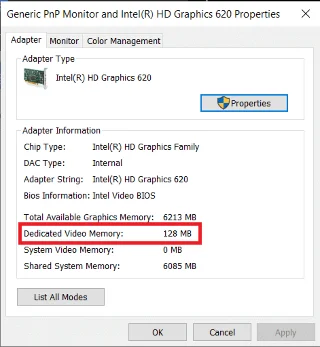 3 moduri de a crește VRAM dedicat în Windows 10