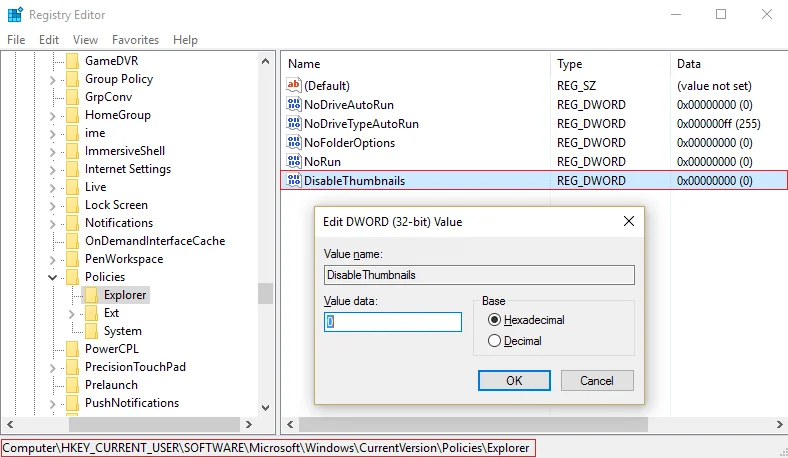 5 manieren om miniatuurvoorbeeld in Windows 10 in te schakelen