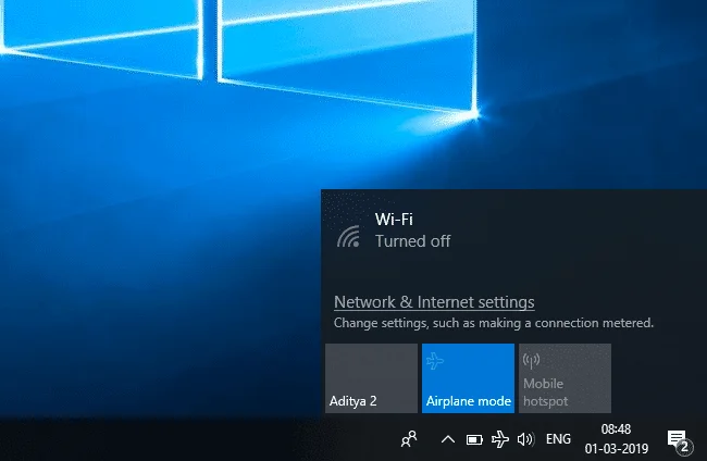 Windows10で機内モードがオフにならない[解決済み]