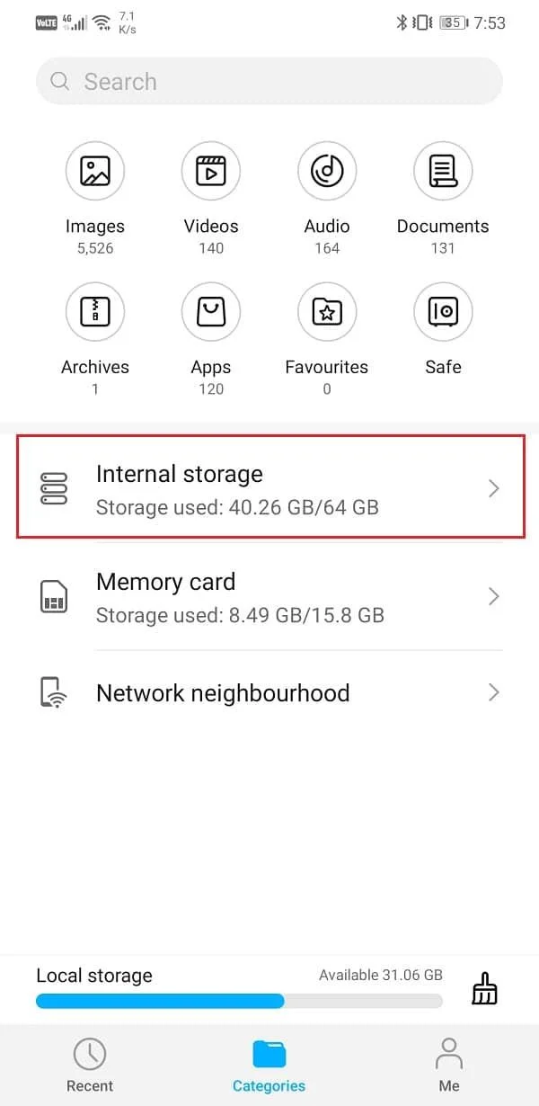 Hoe bestanden over te zetten van interne Android-opslag naar SD-kaart