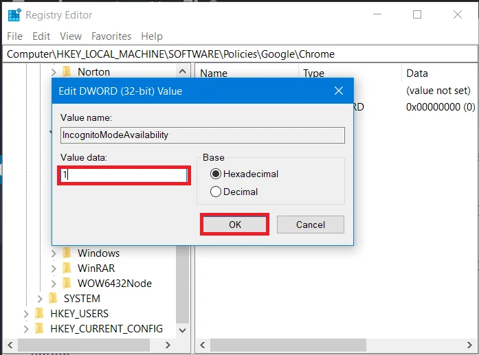 Hoe de incognitomodus in Google Chrome uitschakelen?