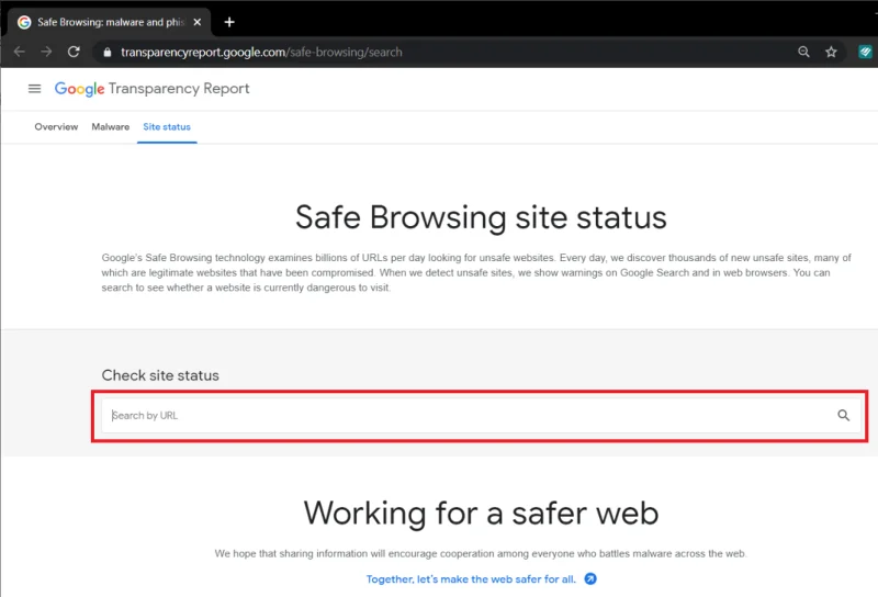 Fix De volgende site bevat schadelijke programma's Alert op Chrome