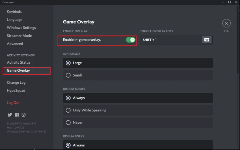 如何禁用 Discord 覆蓋