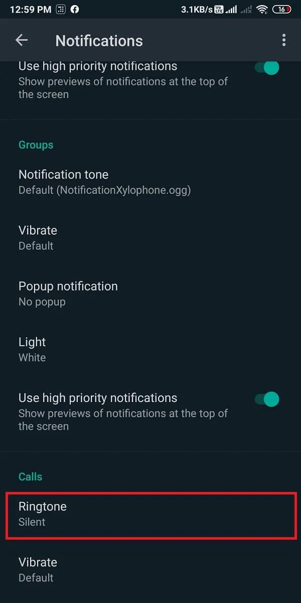 AndroidでWhatsappの通話をミュートする方法は？