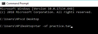 Windows 10でTARファイル（.tar.gz）を開く方法