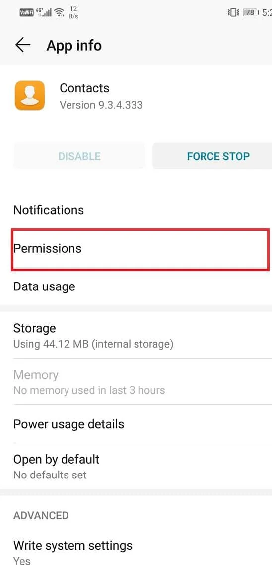 Androidフォンで連絡先を開くことができない問題を修正
