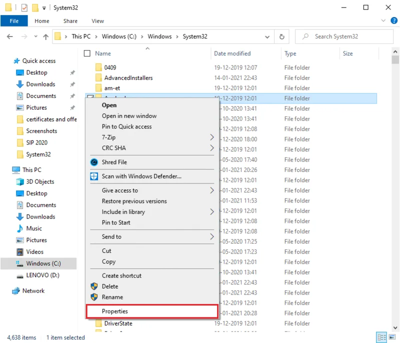 WindowsでSystem32フォルダを削除する方法は？