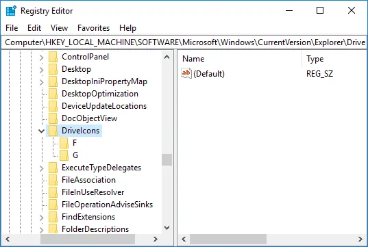 如何在 Windows 10 中更改驅動器圖標