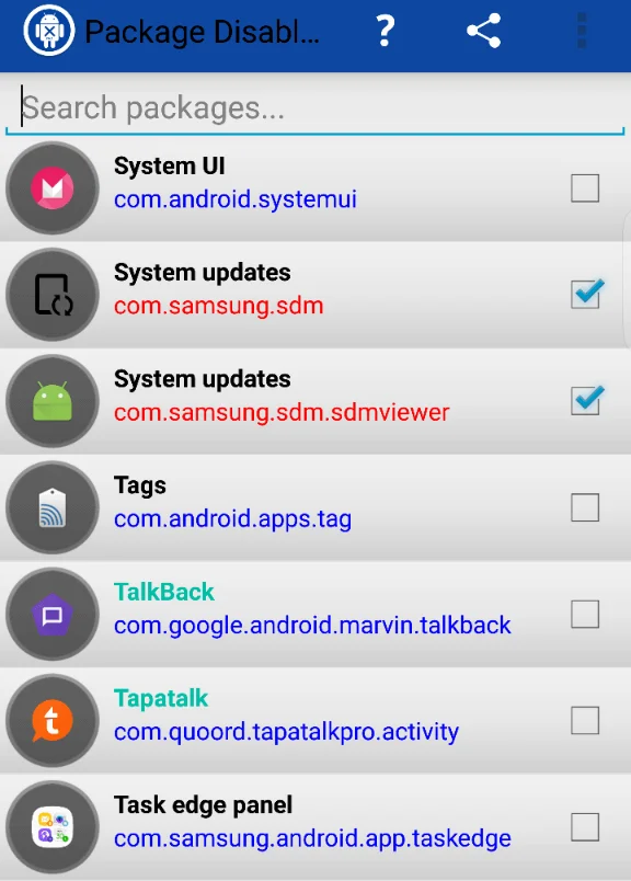 AndroidでOTA通知を無効にする方法