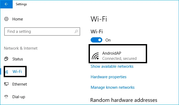Windows10でパブリックネットワークからプライベートネットワークに変更