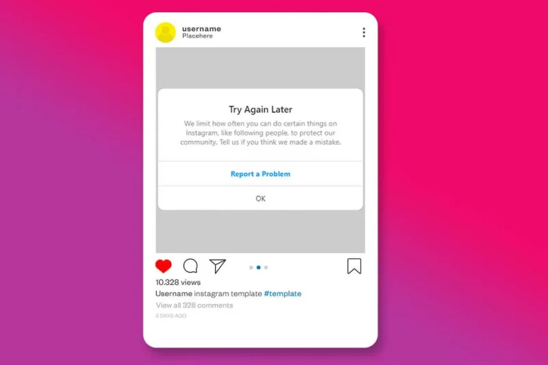 Cara Membetulkan Ralat Cuba Lagi Kemudian Instagram