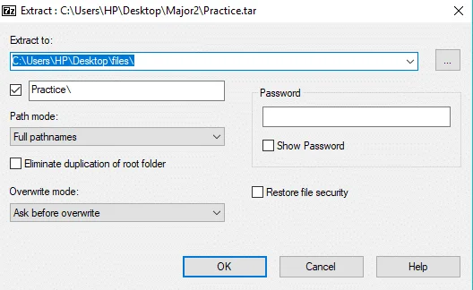 Windows 10でTARファイル（.tar.gz）を開く方法