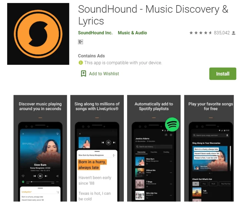 2021 年適用於 Android 的 6 款最佳歌曲查找器應用程序