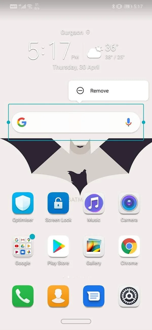 從 Android 主屏幕中刪除 Google 搜索欄