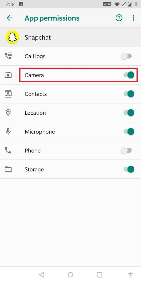 如何在 Snapchat 上允許相機訪問