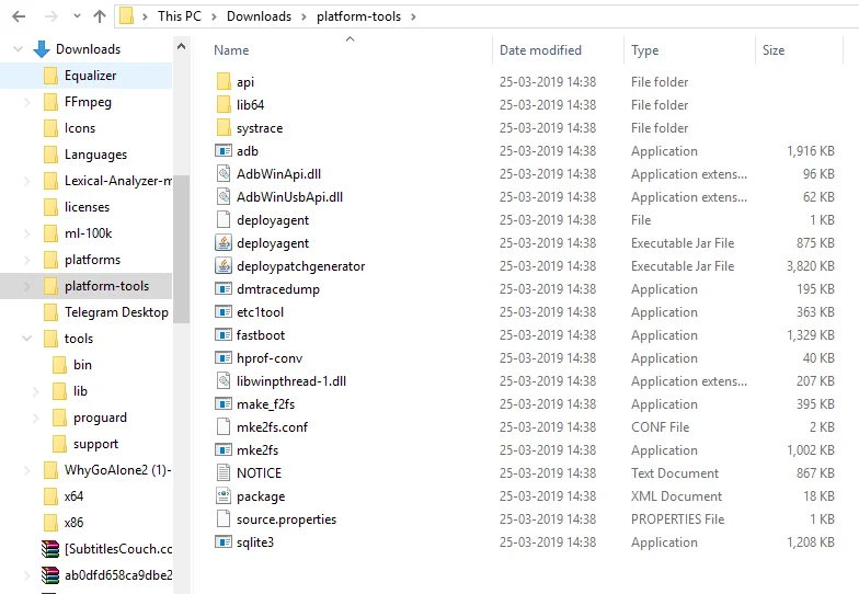 Windows 10にADB（Android Debug Bridge）をインストールする方法